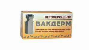 Pokyny pro použití vakderm pro kočky a psy